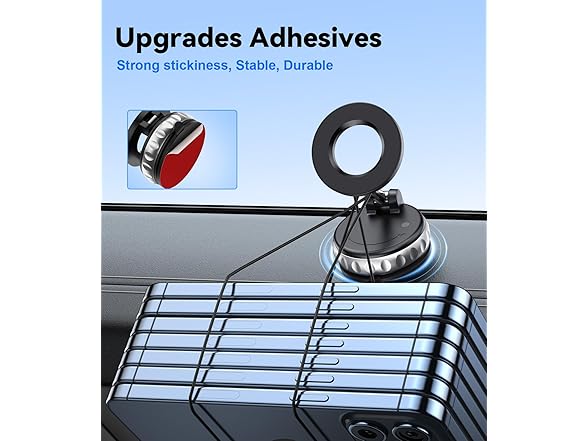 (2 Pack) Suction Magnetic Phone Holder