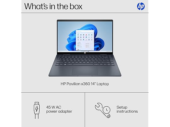 HP Pavilion x360 14" 2-in-1 Laptop