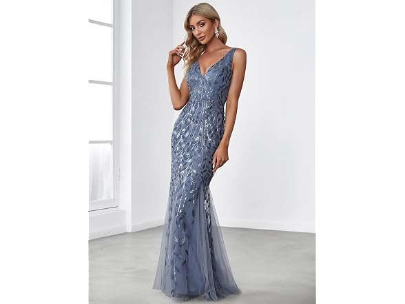 Ever-Pretty Women (8) Sequin Mermaid Double Dress
