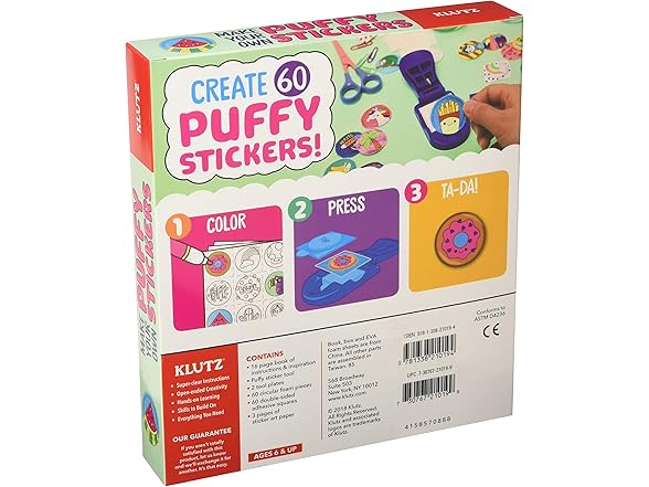Klutz Make Your Own Puffy Stickers Klutz Make Your Own Puffy Stickers