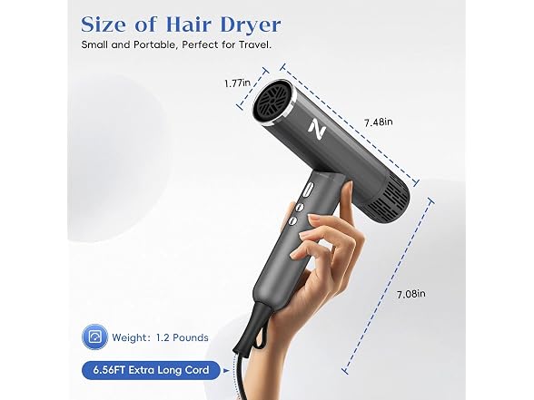 Natrial Ionic High-Speed Hair dryer