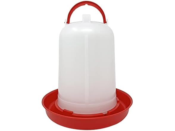 Pecking Order Poultry Waterer, Red