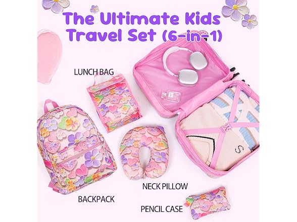 Rosamo 16’’ Kid’s Luggage Set