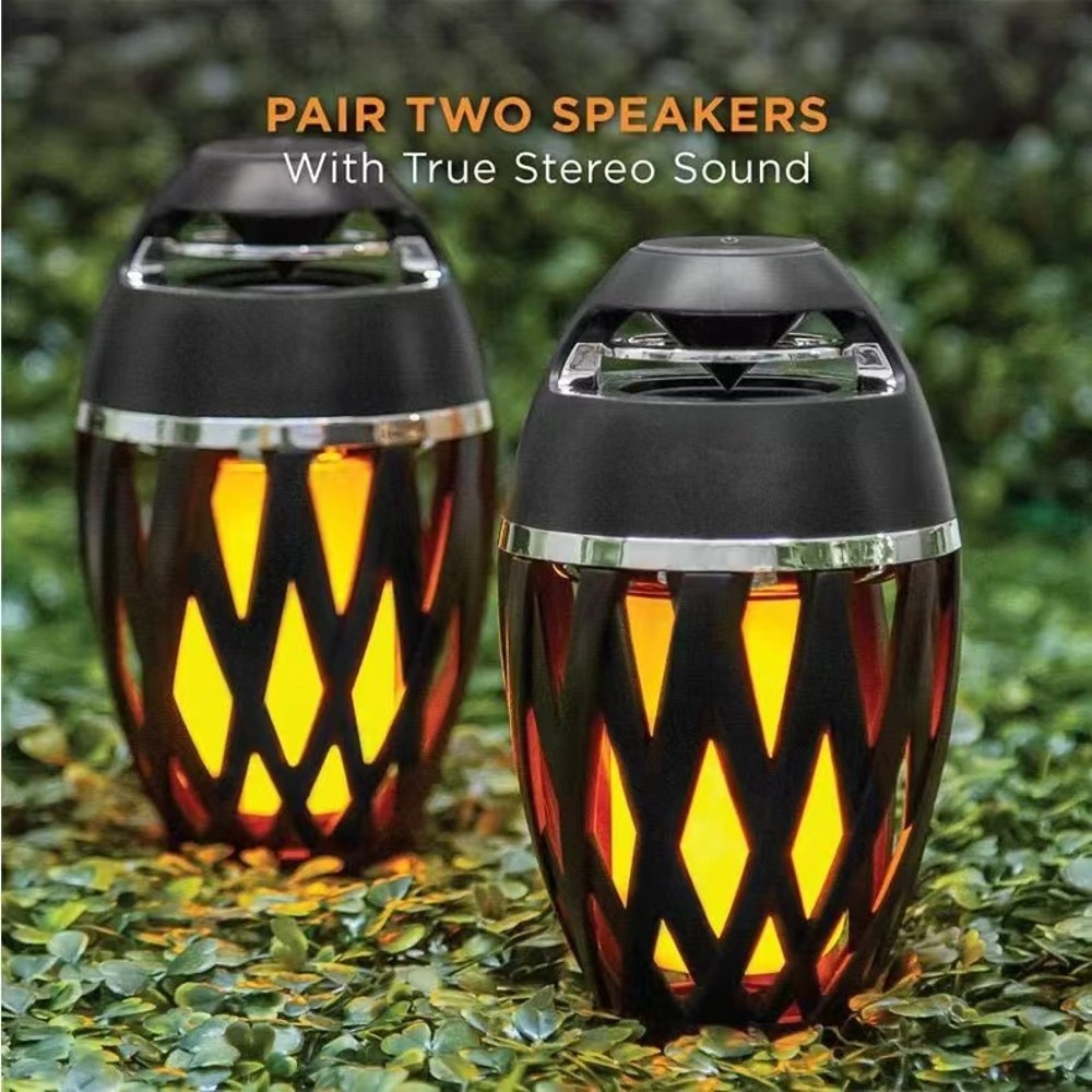 Hakol 2-Pack Tiki LED Flame Bluetooth Speakers - Gallery 12