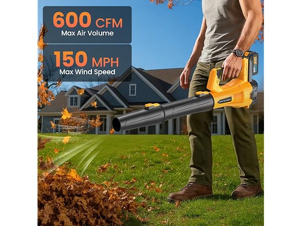 Steelite Cordless Leaf Blower with 4.0Ah Battery