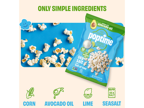 (50ct) Poptime Gourmet Popcorn Snack Bags (Your Choice)