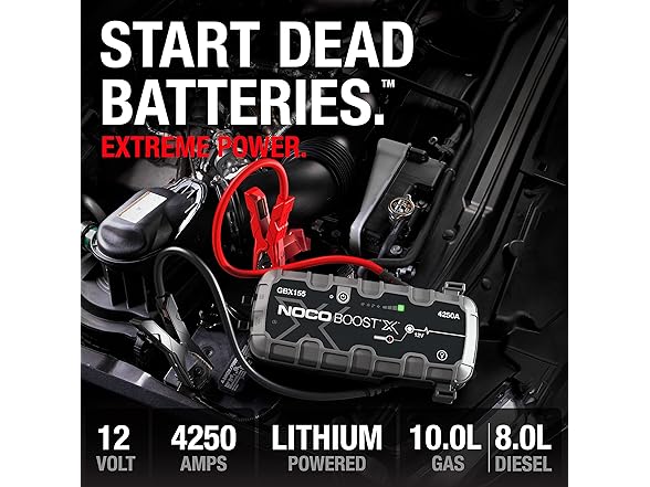 NOCO Boost X GBX155: 4250A UltraSafe Jump Starter