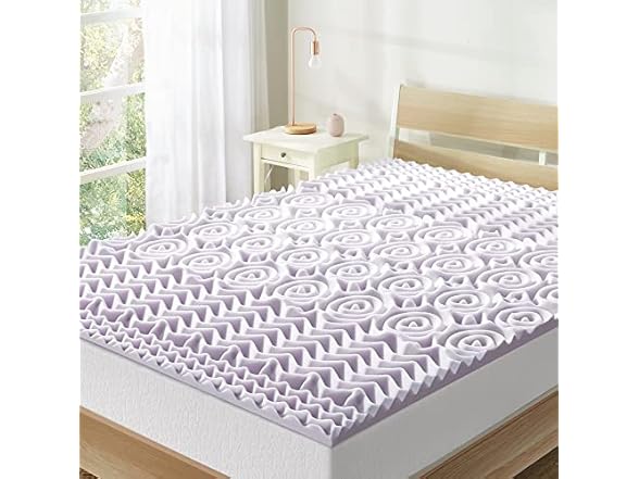 Mellow Mellow 1.5" 5-Zone Memory Foam Mattress Topper