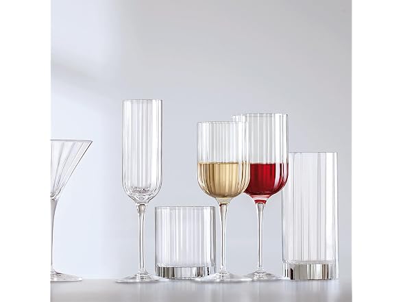 Luigi Bormioli Bach Red Wine Glasses, Set of 4