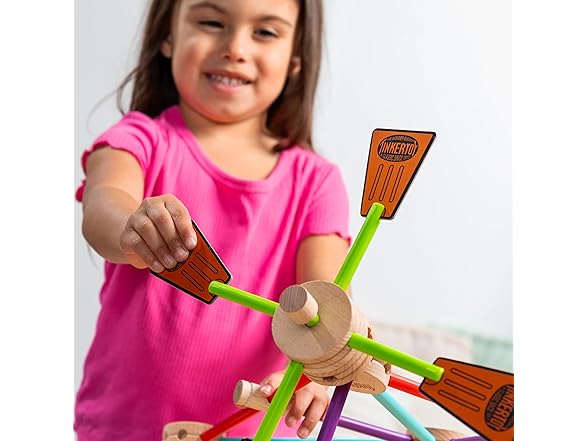 Tinkertoy - Retro Building Set Tin - 85 Pieces