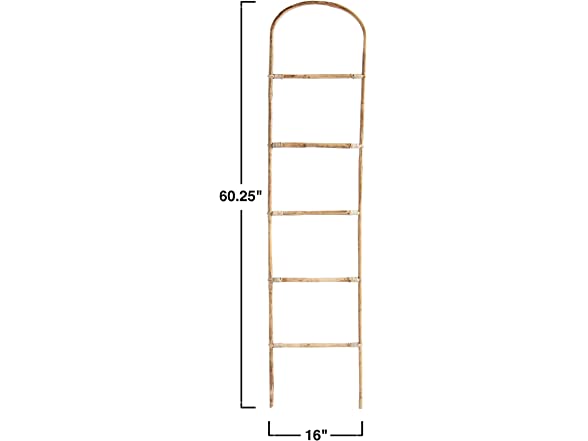 Decorative Bamboo Blanket Ladder