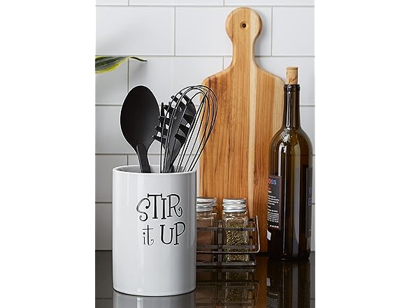 Utensil Holder, White