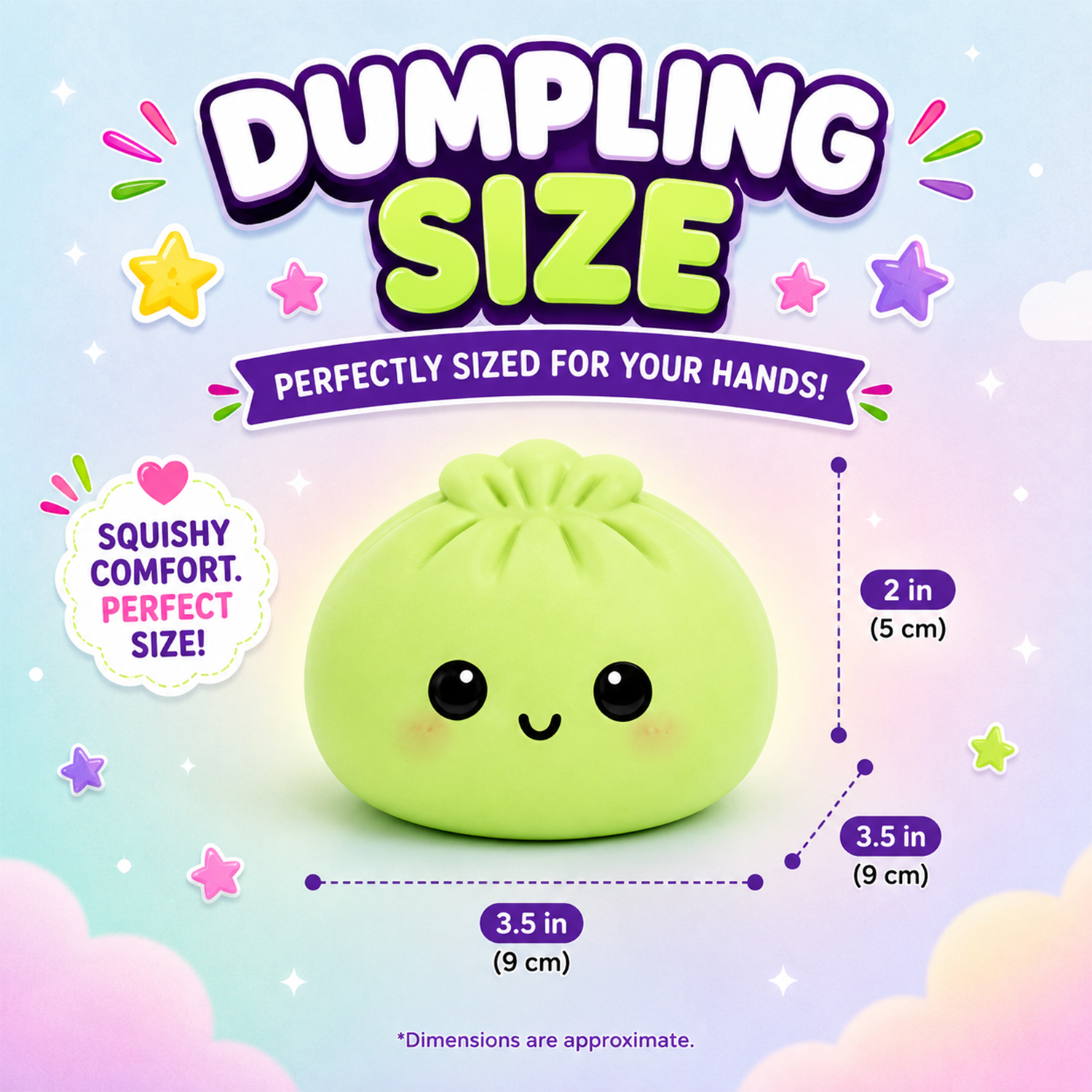 Twilight Squishy Sensory Toys Dumpling - Your Choice - Gallery 17