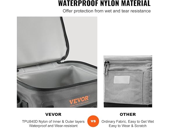 Soft Cooler Bag, 24 Cans Soft Sided Cooler Bag