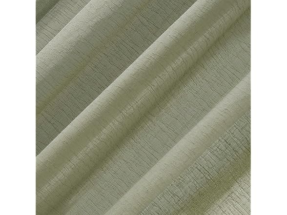 Clean Window Anti-Dust Sheer Curtain 52"x84", Green