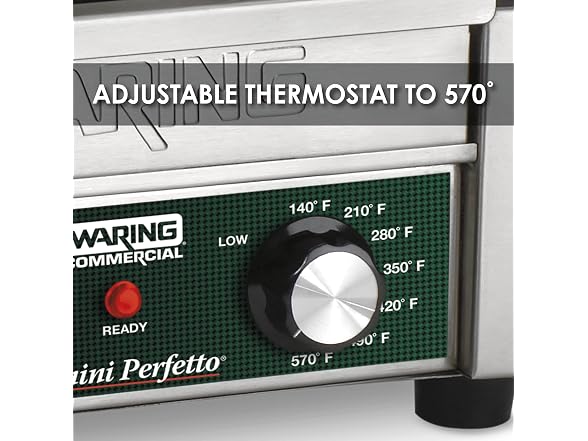 Waring Panini Press with Timer 120V