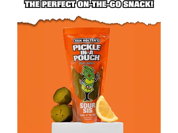 Van Holten's Sour Sis Pickle-In-A-Pouch