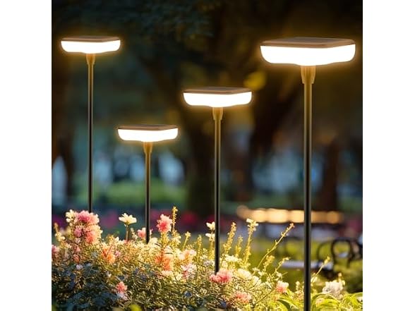 Waterproof Solar Pathway Lights 4 Pack