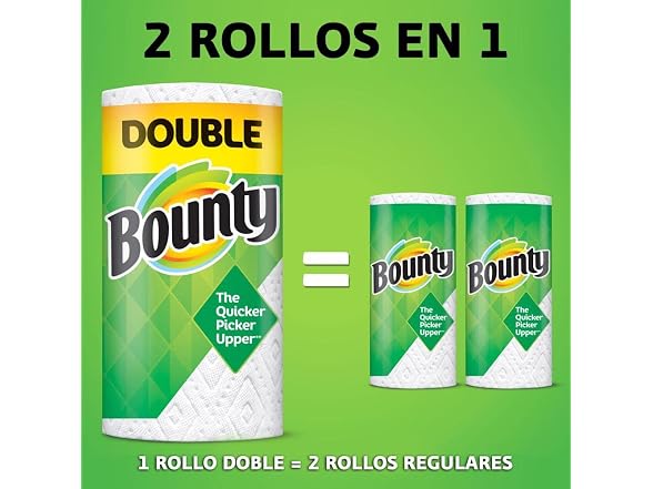 Bounty White Full Sheet Towels 12 Double Rolls