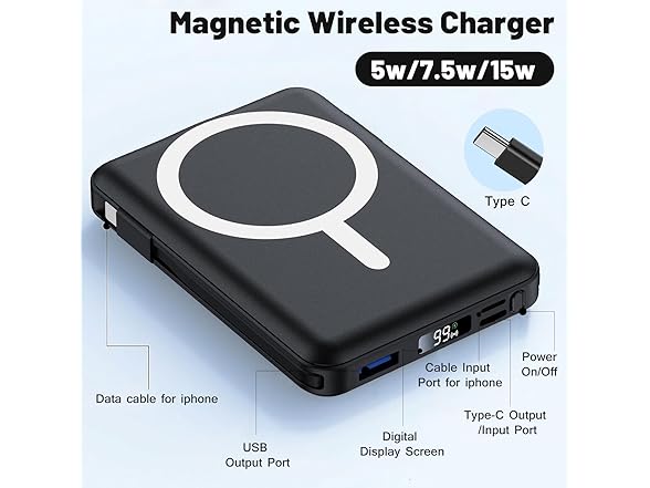 Azmuth Magnetic Power Bank | 10000mAh 20W