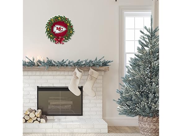Kansas City Chiefs Wreath Pennant