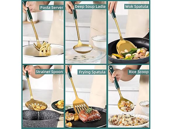 Stainless Steel Kitchen Utensil Set