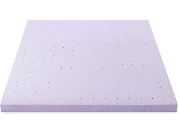 Mellow 3 Inch Ventilated Memory Foam Mattress Topper