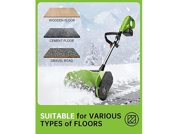 Tolsprint 12' Inch Snow Shovel