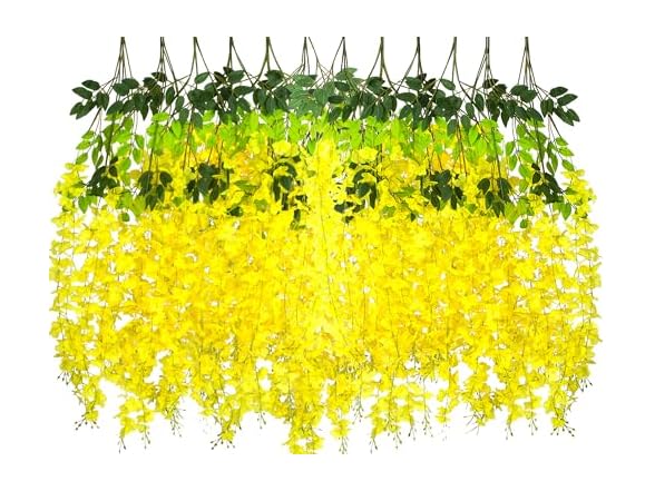 AITISOR 24 Pack Artificial Wisteria Vine