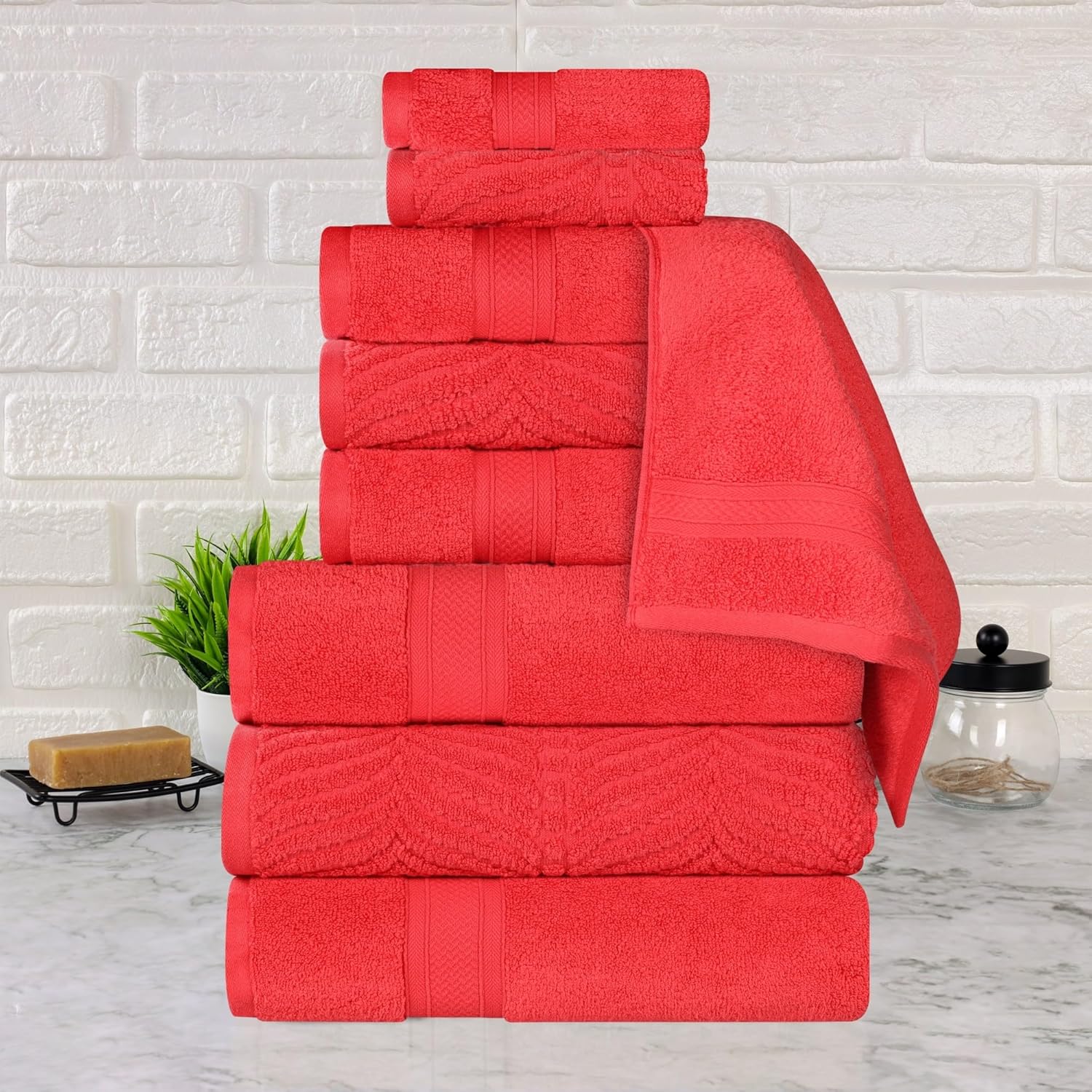 Superior Cotton Chevron Towel Set - Gallery 16