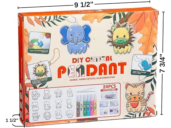 Fun Express Zoo Animal Suncatcher Keychains for Kids