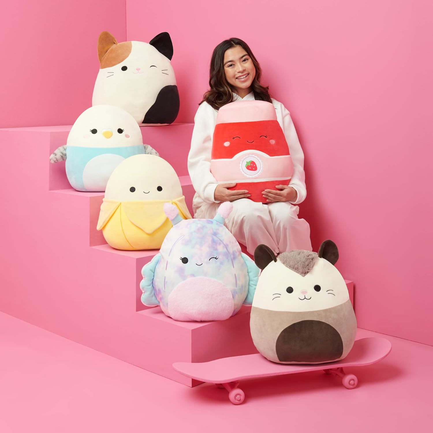 Squishmallows Original 20" Anjali Purple Elephant - Gallery 8