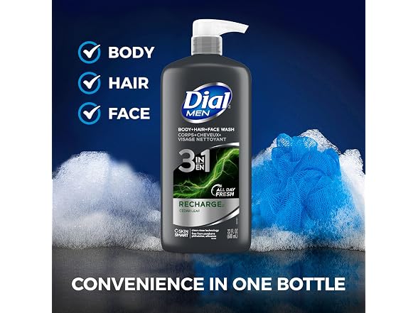 Dial Men 3-in-1 Body 23 Fl Oz