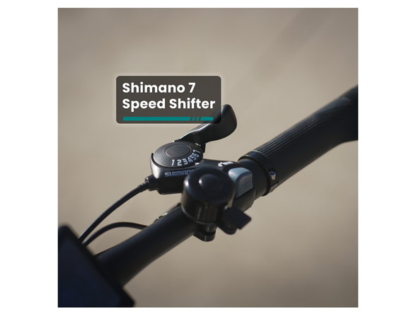 GOTRAX Transit 27.5" Step Through Electric Hybrid Bike