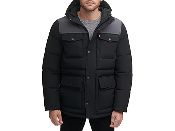 Levis Mens Arctic Cloth Parka