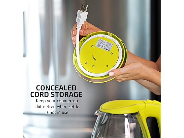 OVENTE Glass Kettle 1.5L Green