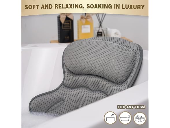 Binobella Luxury Bath Pillow