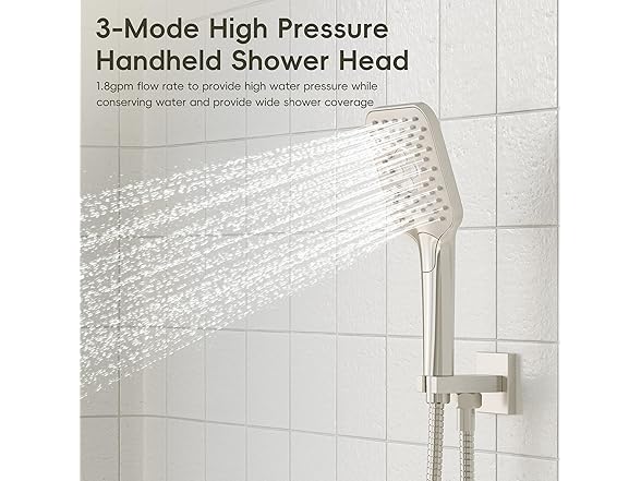 Gabrylly Shower System w/ Tub Spout, Wall Mounted