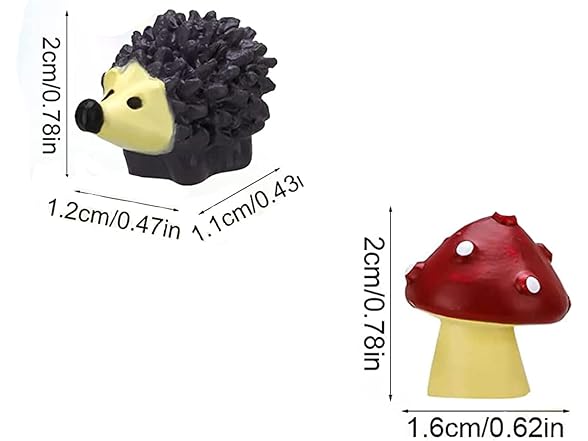 35Pcs Miniature Garden Ornaments Set