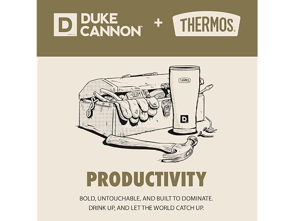 THERMOS + Duke Cannon, Stainless Steel Tumbler