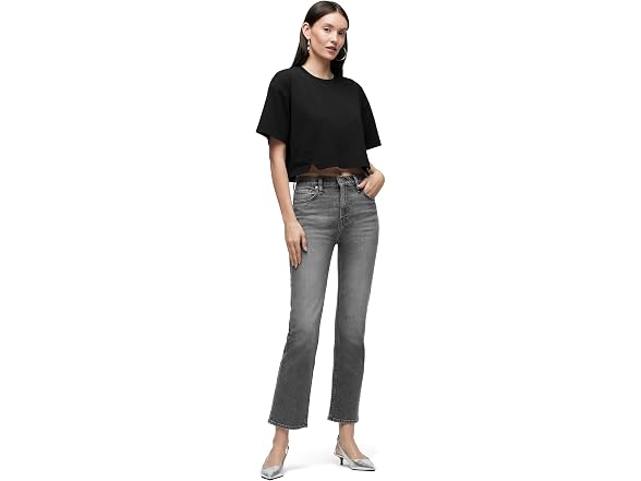 HUDSON Women's (26)  Remi High-Rise Straight Leg Ankle Jean