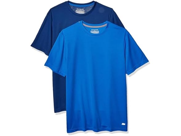 Amazon Essentials Mens Moisture Wicking Tech Tee 2Pk