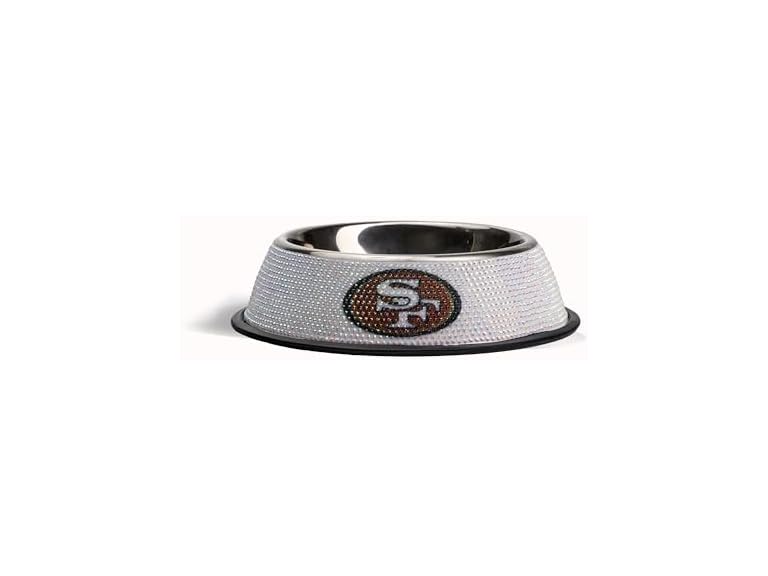 49ERS Bling Pet Bowl