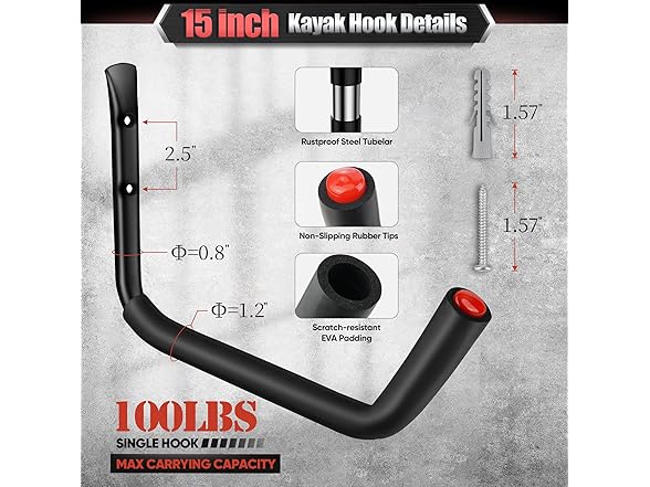 Nacial 10 Pack Garage Hooks