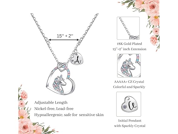 Rucher Gold Unicorn Pendant