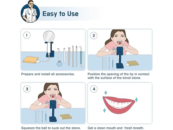 Tonsil Stone Vacuum Cleaner