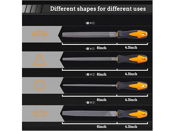 GYQAZSS 17Pcs File Tool Set