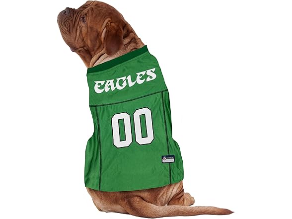 Pets NFL Throwback Dog Jersey XS Eagles