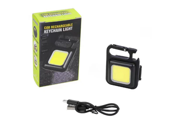 2-Pack Rechargeable Keychain Work Lights