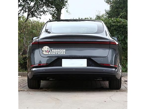 Dog Edition Car Badge Labrador 3D